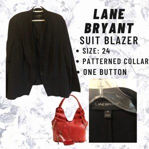 LANE BRYANT Black Suit Blazer || Size: 24